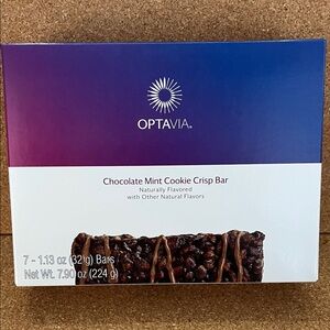 Optavia Chocolate Mint Cookie Crisp Bar